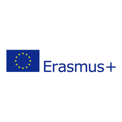 Logo du Erasmus + lié à notre parcours international
